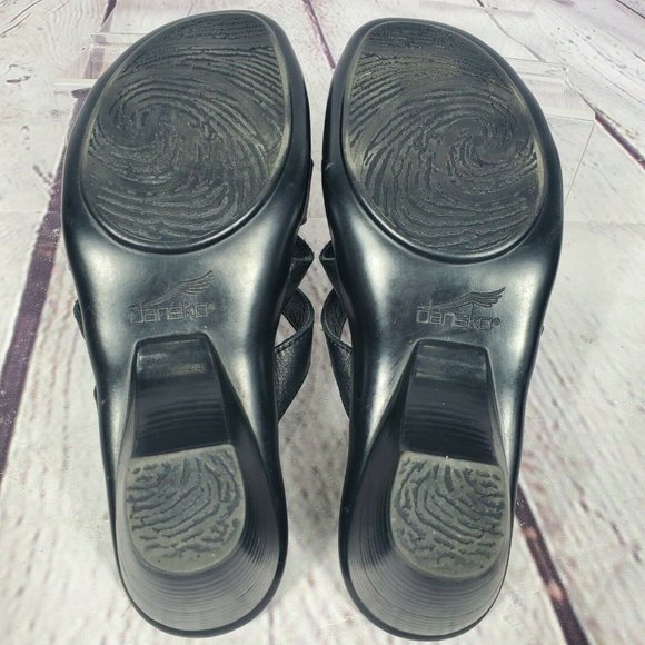 Dansko Women's Size 8.5 Leather Sandals Heels - Picture 8 of 8
